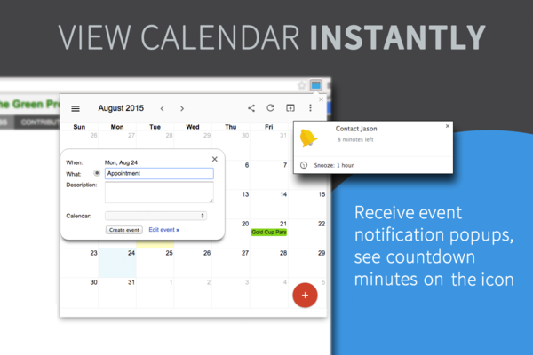 Checker Plus For Google Calendar Chrome 