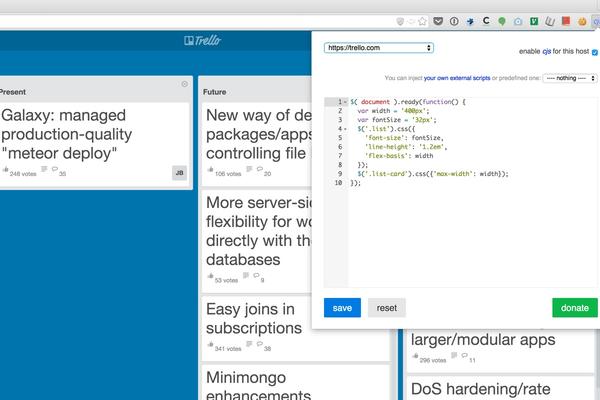 Custom JavaScript for Websites 2 - Chrome 应用商店-Chrome插件下载-收藏猫插件